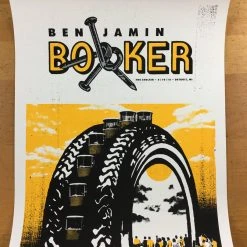 Sold Out Posters Benjamin Booker - 2016 Poster Detroit, MI The Shelter, Third Man Records Gig Posters
