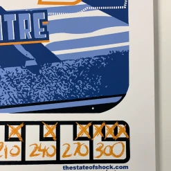 Colorado Cosmic Bowling League - 2008 Darin Shock Poster Denver, CO YMSB