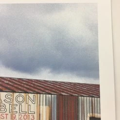 Jason Isbell - 2013 Dan MacAdam Crosshair Poster Austin, TX Moody Theater