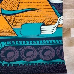 Billy Strings - 2021 Status Serigraph Poster Columbia, SC 4/1