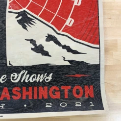 Gig Posters Pearl Jam - 2021 Ian Williams WOOD Ed. Poster Seattle, WA Home Shows