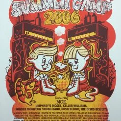 Moe. - 2006 Methane Studios Poster Chillicothe, IL Three Sisters Park Summer Cam