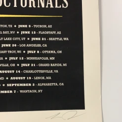 Gig Posters Grace Potter - 2013 Aesthetic Apparatus Poster (damaged) Road Tour BLUE