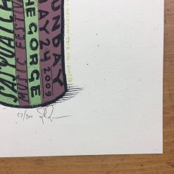 The Dodos - 2009 Jay Ryan Poster Sasquatch! 09 Series George, WA Gorge Amphithea Gig Posters