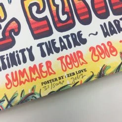 Dead & Company - 2018 Zeb Love Poster Hartford, CT Xfinity Theater Gig Posters