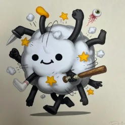 Cody I - 2020 Mike Mitchell Poster Art Print Mikeland AP Art Prints