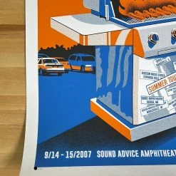 Methane Studios Dave Matthews Band - 2007 Methane Poster West Palm Beach, FL