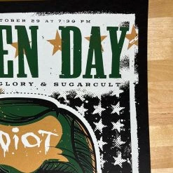 Gig Posters Green Day - 2004 Todd Slater Poster Philadelphia, PA Liacouras Center