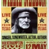 Willie Nelson - 2008 Hatch Show Print 5/12 Poster Wolverhampton, England Gig Posters