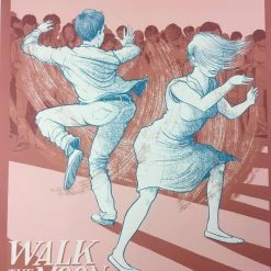 Walk The Moon - 2015 Justin Santora Poster Philadelphia, PA Theatre Of The Livin Gig Posters