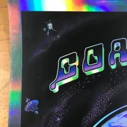 Coachella - 2011 EMEK Poster Purple Mirror FOIL Variant Edition 3/5 Signed