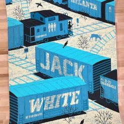 Jack White - 2022 Methane Studios Poster Atlanta, GA N3