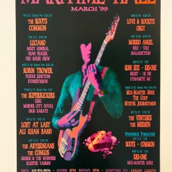 Greg Coiner Gig Posters MHP 60 March - 1999 Poster Maritime Hall San Fran 1st