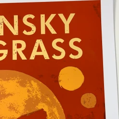Greensky Bluegrass - 2017 John Vogl Poster Morrison, CO Red Rocks
