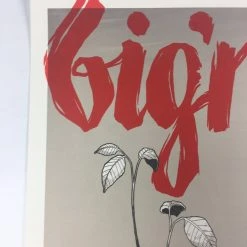 Gig Posters Big'n & The Great Brain - 2013 Justin Santora Poster Belgium Tour