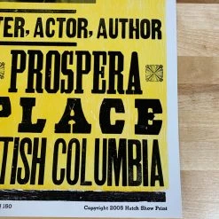 Willie Nelson - 2005 Franks Brothers Poster Kelowna, BC Gig Posters