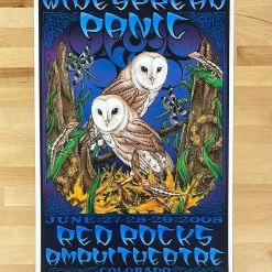 Widespread Panic - 2008 Michael Everett Poster Red Rocks, Morrison, CO