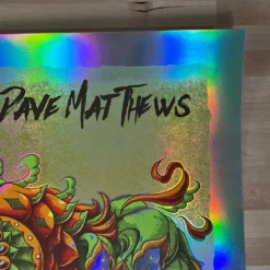 Dodo - 2021 BioWorkz Poster Dave Matthews Band FOIL Orange Foil Posters