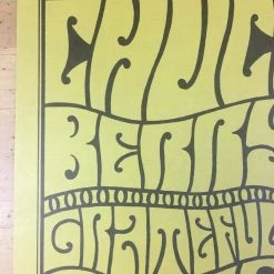 Grateful Dead Chuck Berry - 1967 Wes Wilson Poster San Francisco, CA Fillmore Au