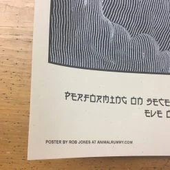 The Raconteurs - 2006 Rob Jones Poster Chicago, IL Riviera Theatre 12/31