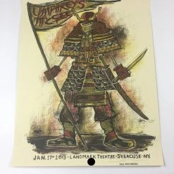 Umphrey's Mcgee - 2013 Dan Grzeca Poster Syracuse, NY Landmark Theater