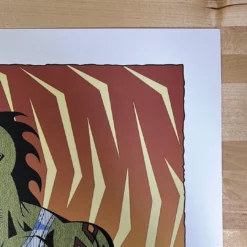 Bonnaroo - 2008 Justin Hampton Poster Manchester, TN Pearl Jam Gig Posters