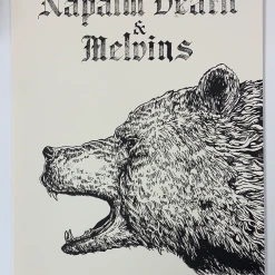 Napalm Death & Melvins - 2016 Fugscreens Studios Poster Denver, CO 4/27