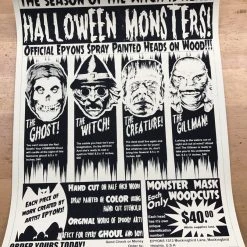 Halloween Monsters - 2017 Epyon5 Poster C2E2 Release Chicago Art Prints