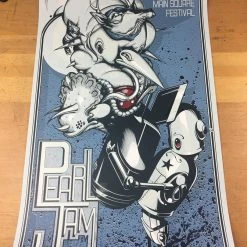 Pearl Jam - 2012 Greg Simkins Poster Craola Arras, France Main Square Festival Gig Posters