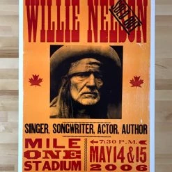Willie Nelson - 2006 Hatch Show Print 5/14-15 Poster St. John's, Newfoundland