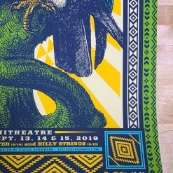 Colorado Greensky Bluegrass - 2019 Status Serigraph Poster Red Rocks, Morrison, CO AE