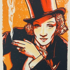 Lars Krause Marlene - 2015 Lars P Krause Poster Print Hollywood Icon Pin-Up's Art Prints