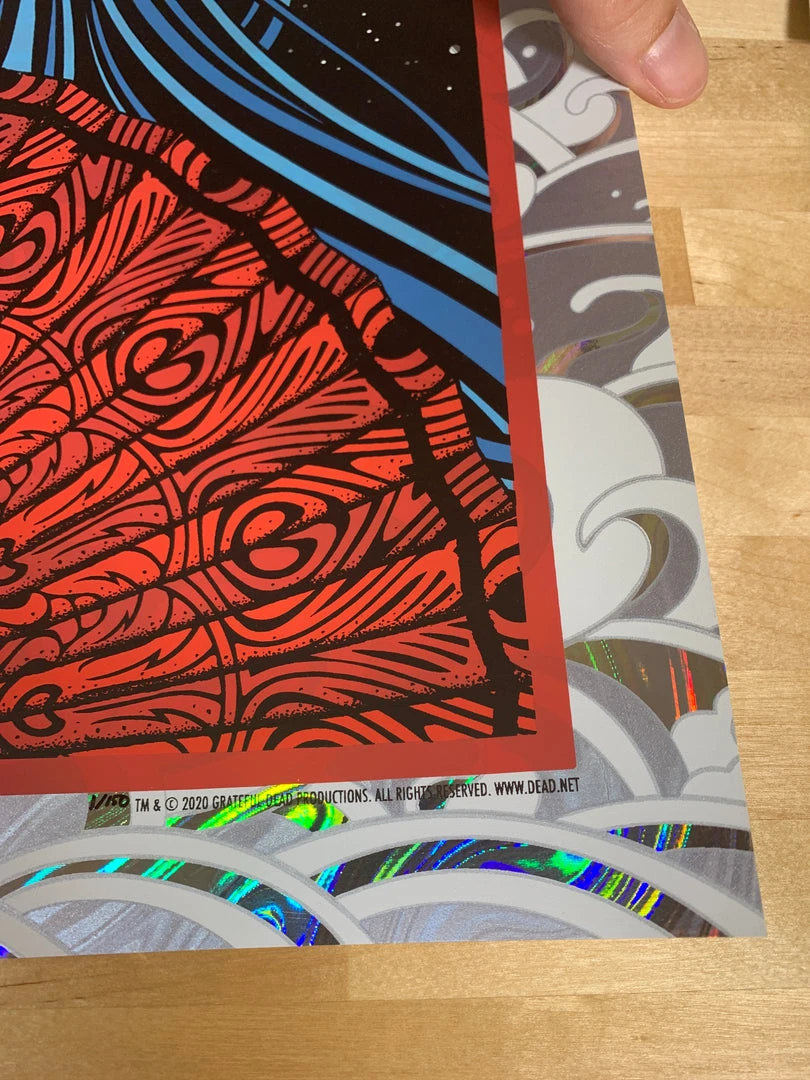 Grateful Dead - 2020 Todd Slater Poster Lava Foil Edition #1/150
