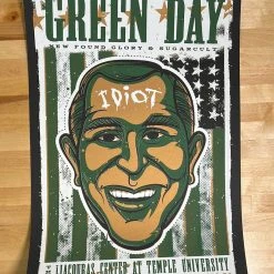 Gig Posters Green Day - 2004 Todd Slater Poster Philadelphia, PA Liacouras Center