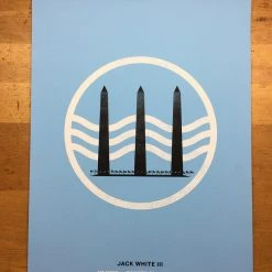 Jack White - 2018 Matthew Jacobson Poster Washington, DC The Anthem Night 2