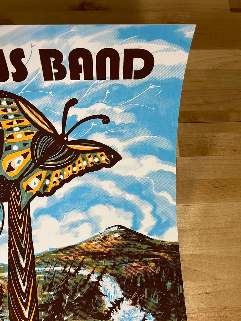 Dave Matthews Band - 2021 Zeb Love Poster Fiddler's Green, CO 10/9