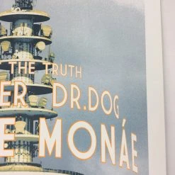 Janelle Monae - 2011 Dan MacAdam Crosshair Poster Brunswick, ME Bowdoin College