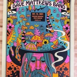 Methane Studios Gig Posters Dave Matthews Band - 2021 Methane Poster Rogers, AR 10/13