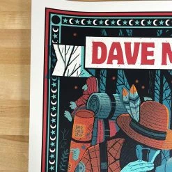 Methane Studios Dave Matthews Band - 2021 Methane Poster George, WA 9/3