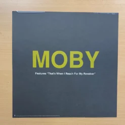 Sold Out Posters Moby - 1997 Original Vinyl Poster Insert 12x12 Record Art