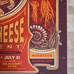 Half Hazzard Press String Cheese Incident - 2019 Half Hazard Poster Red Rocks Morrison, CO Colorado