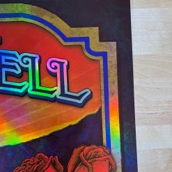 Grateful Dead - 2015 Brian Carroll Poster Fare Thee Well FOIL (pinholes)