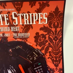 Gig Posters The White Stripes - 2003 4/28 Poster Jason Mecier Warfield Theatre San Fran 1st