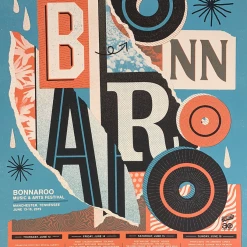 Bonnaroo - 2019 The Half And Half Poster Manchester, TN