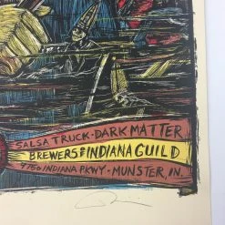Dark Lord Day - 2015 Dan Grzeca Poster Munster, IN Three Floyds Brewery Gig Posters