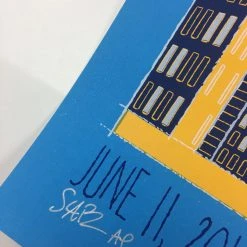 Cake - 2011 Todd Slater Poster Las Vegas, NV The Boulevard Pool Gig Posters