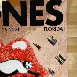 Sold Out Posters Gig Posters Rolling Stones - 2021 Poster Tampa, FL No Filter Tour