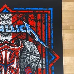 Metallica - 2018 Brad Klausen Poster Herning, DEN Jyske Bank Boxen