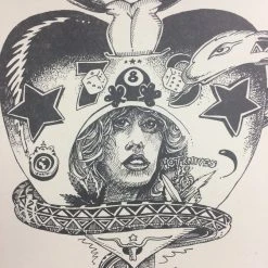 Uranium Savage - 1975 Kerry Awn Poster Austin, TX Soap Creek Saloon Gig Posters