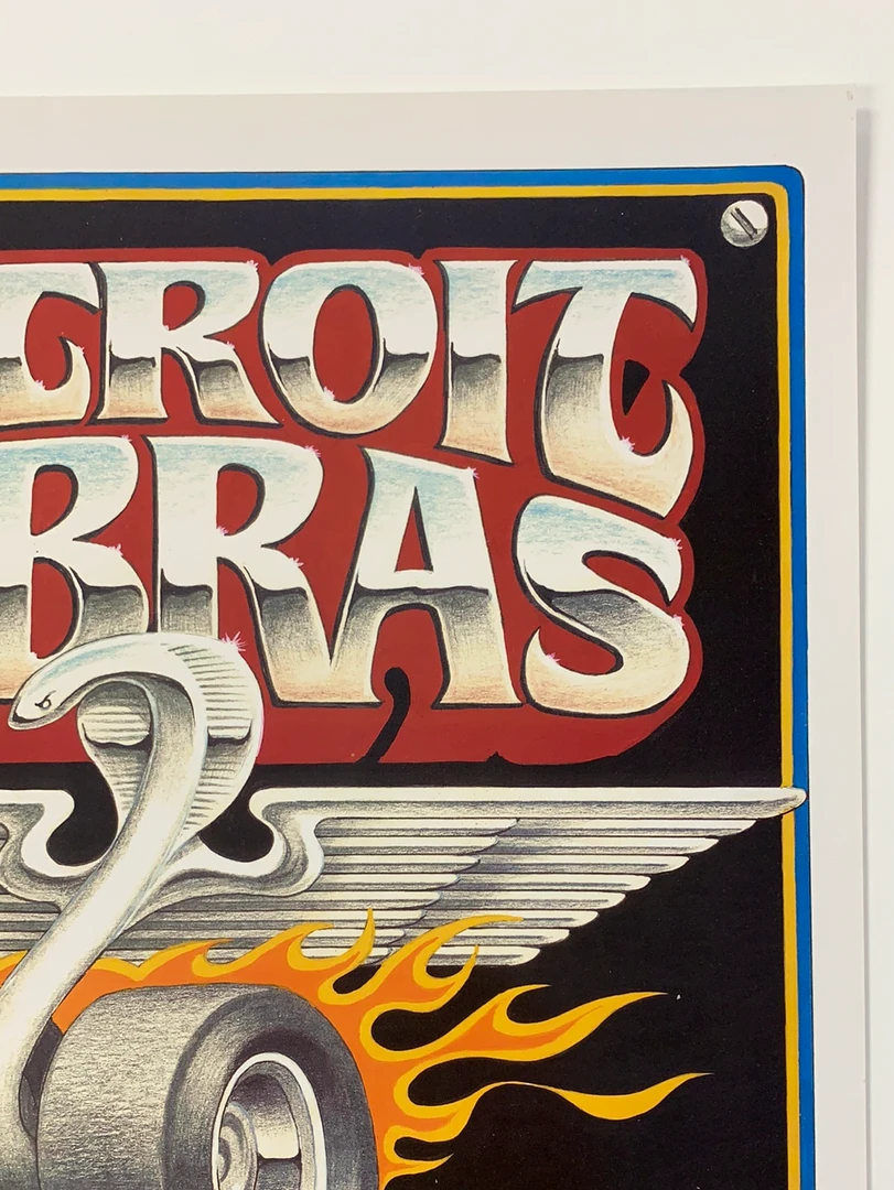 Detroit Cobras - 2004 Gary Grimshaw Poster San Francisco, CA Gig Posters